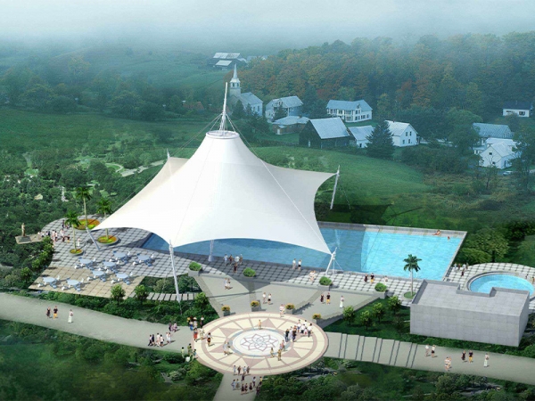 泳池、沖浪膜結構